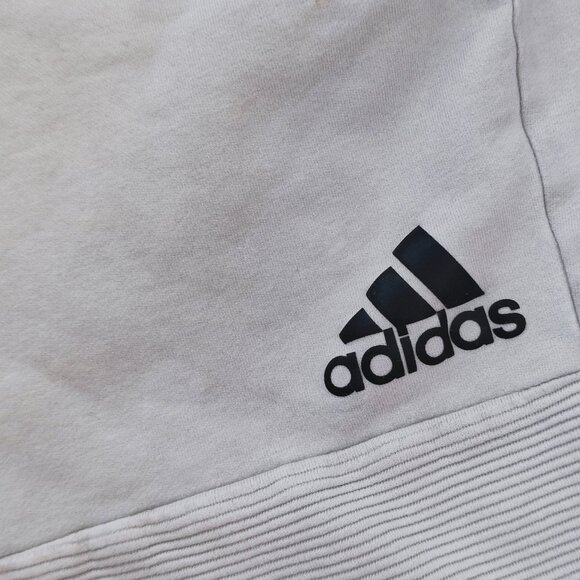 Adidas athletic / active wear short off-white men's size S - Picture 9 of 13